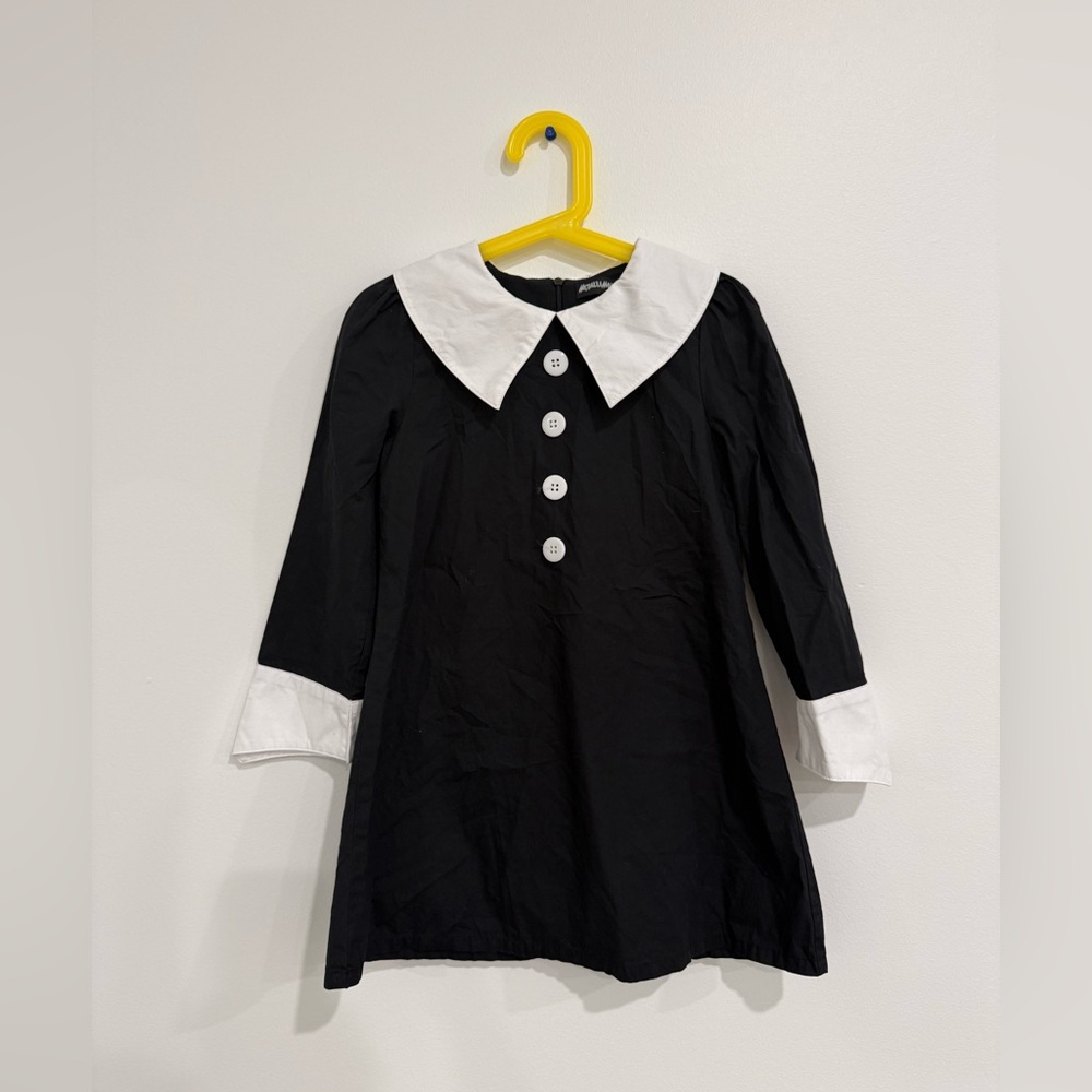 Black and White “Wednesday” Dress